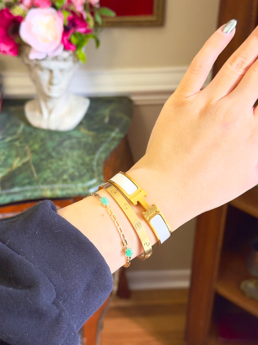 H Lock Bangle