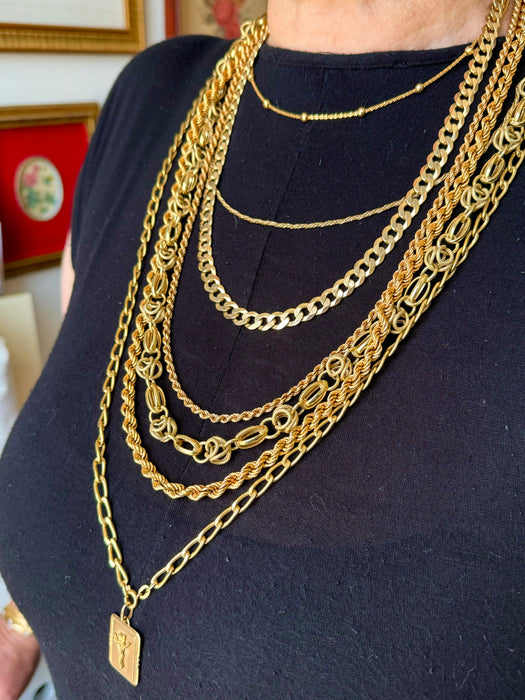 14k Twist Link Chain