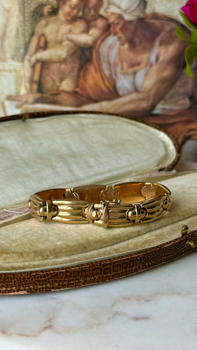 14k Vintage Italian Bracelet