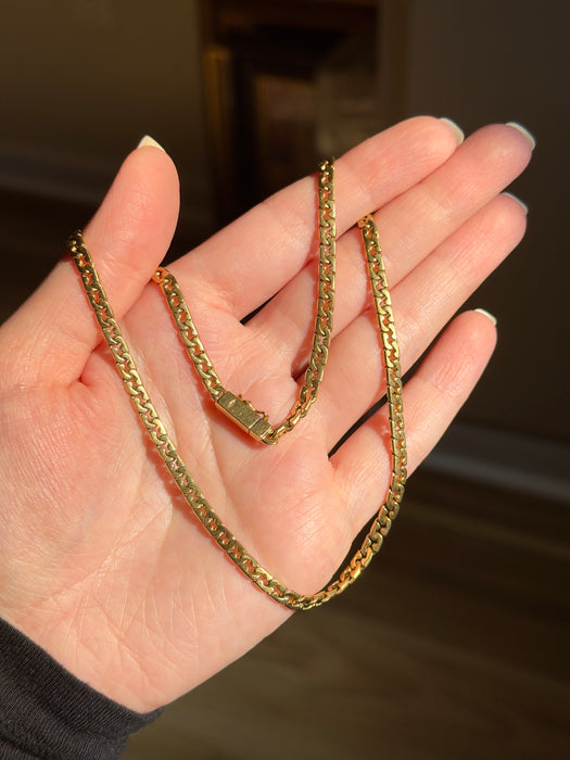 18k Solid Chain