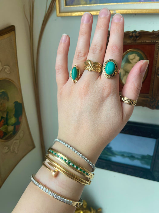 10k Turquoise Ring