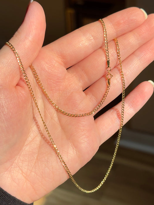 18k Curb Chain