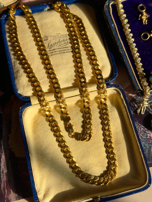 18k Curb Chain