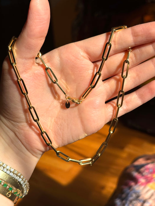 14k Large Paperclip Chain