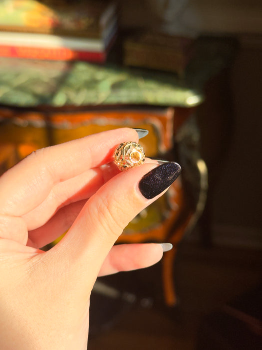 14k Filigree Ball Slide