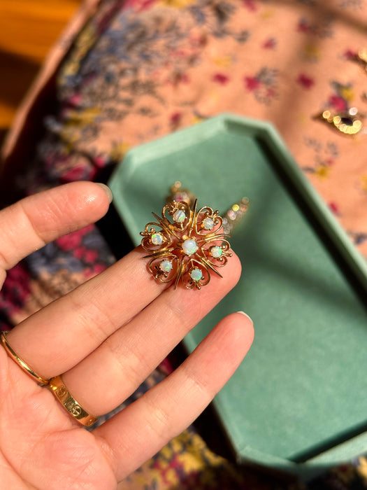 14k Opal Pendant
