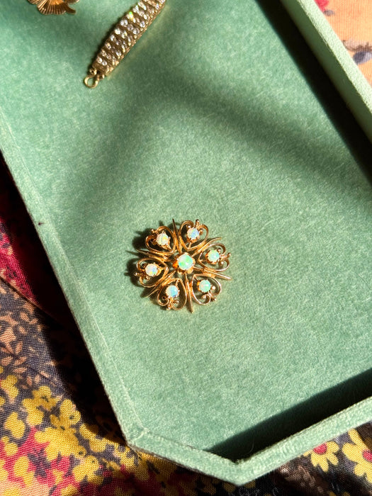 14k Opal Pendant