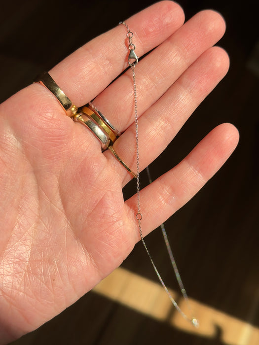 14k WG Diamond Necklace