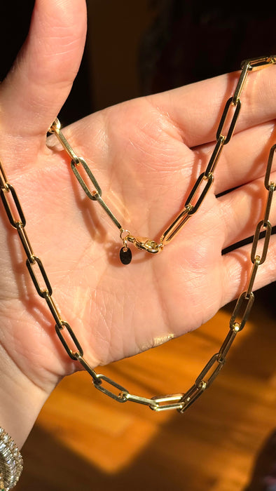 14k Large Paperclip Chain