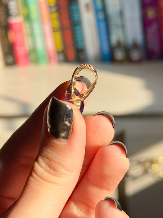 10k Amethyst Pendant
