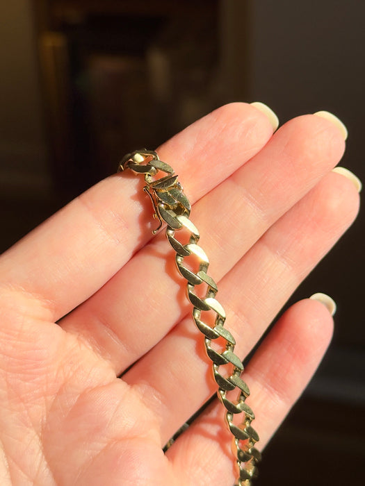 14k Curb Bracelet