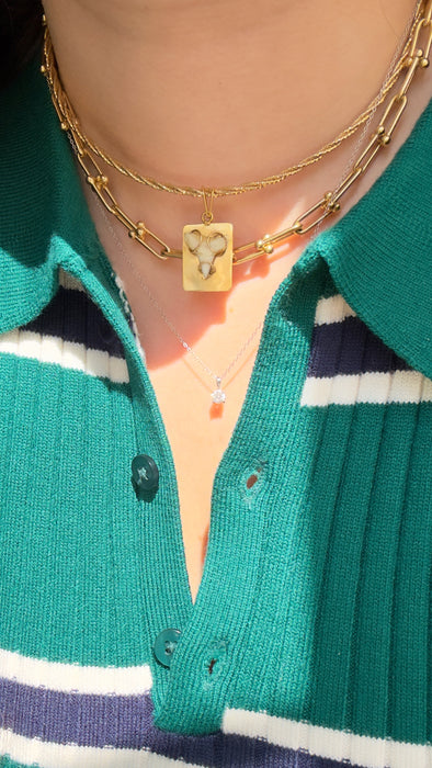 14k WG Diamond Necklace