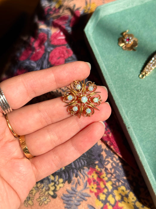 14k Opal Pendant