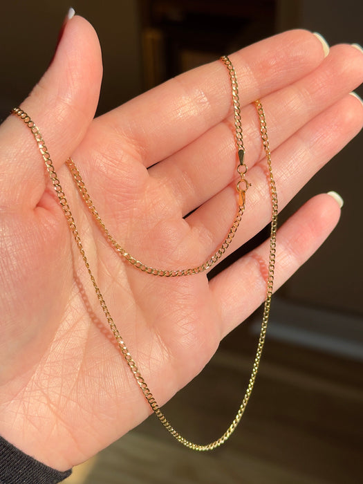 18k Curb Chain