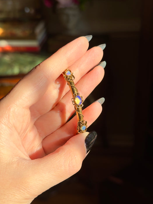 14k Opal Bangle