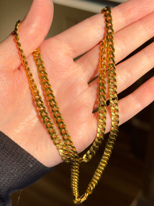 18k Curb Chain