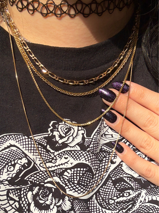 18k Box Chain