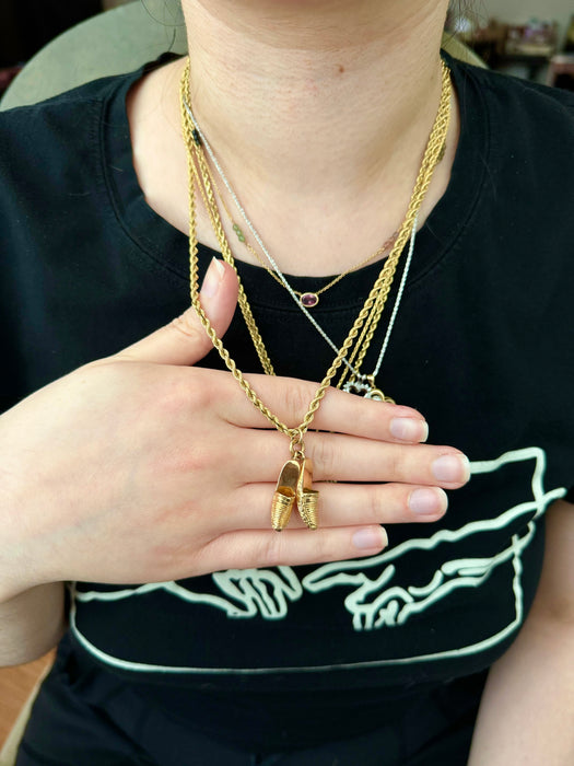 14k Smooth Rope Chain