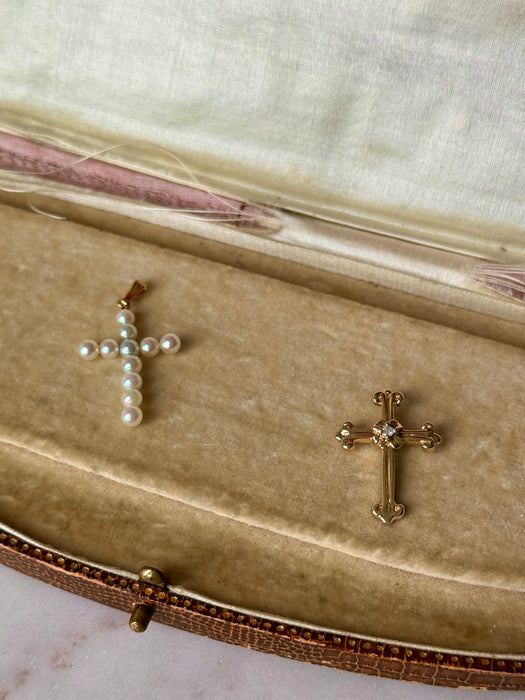 10k Cross Pendants