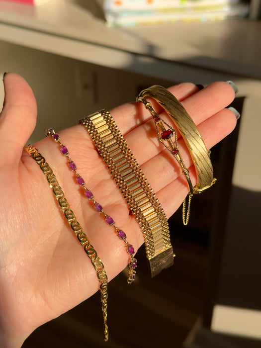 14k Satin Finish Bangle