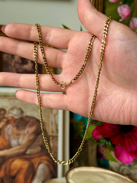 14k Vintage Figaro Chain