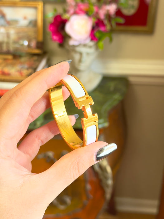 H Lock Bangle
