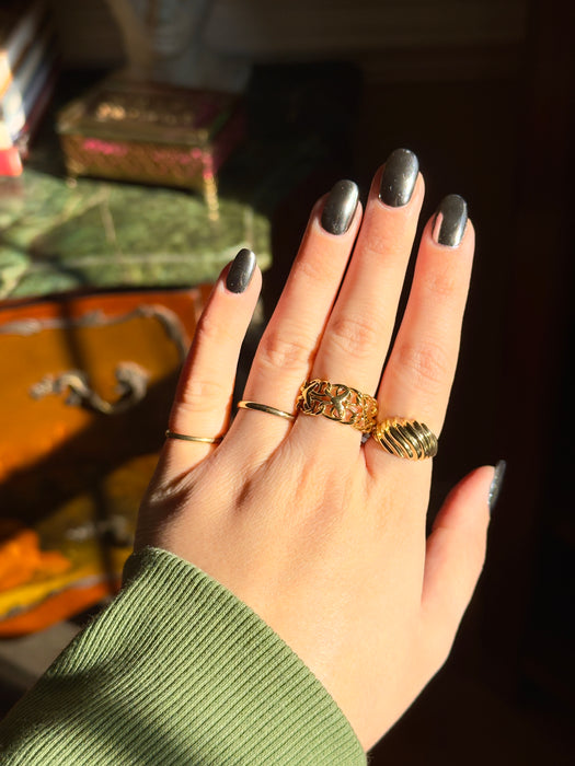 14k Croissant Ring