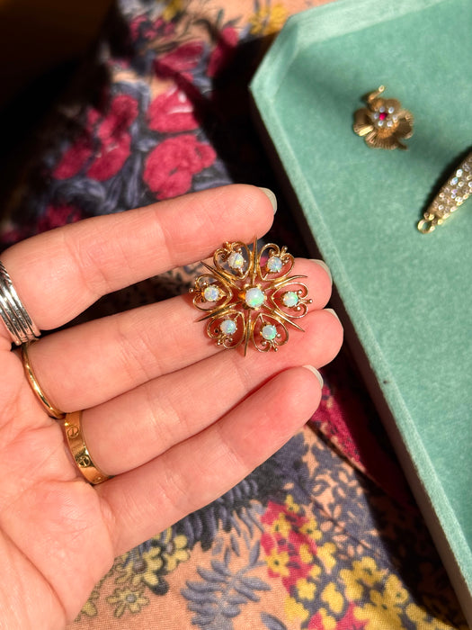 14k Opal Pendant