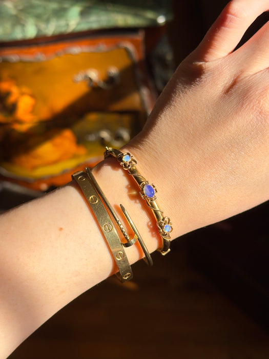 14k Opal Bangle