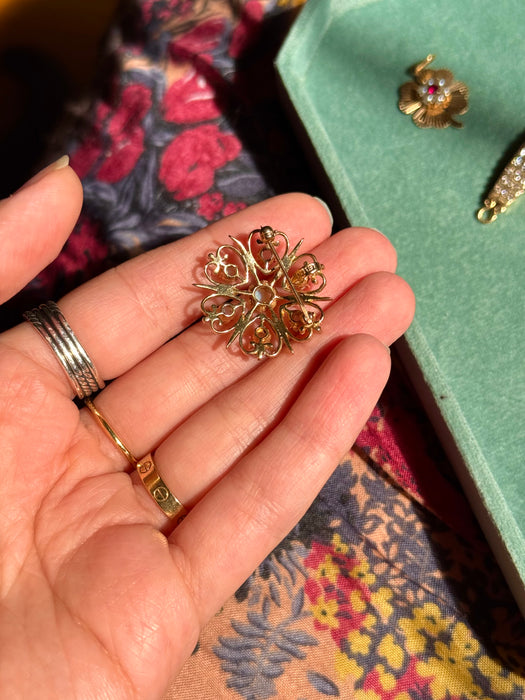 14k Opal Pendant