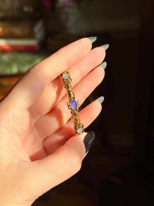 14k Opal Bangle