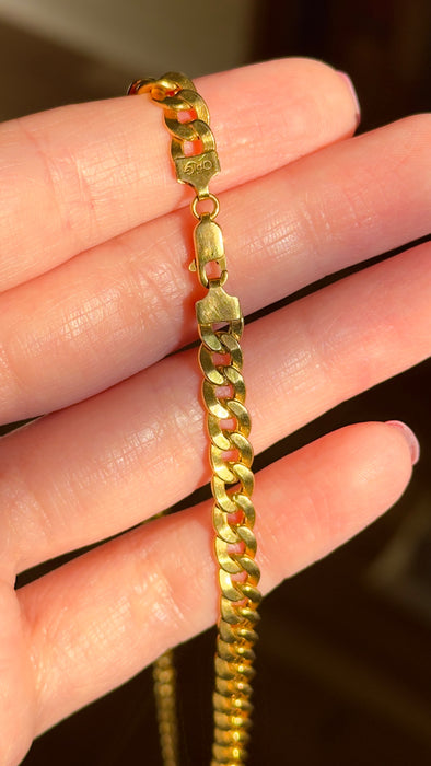18k Curb Chain