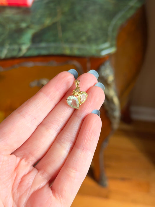 14k Gemstone Pendant