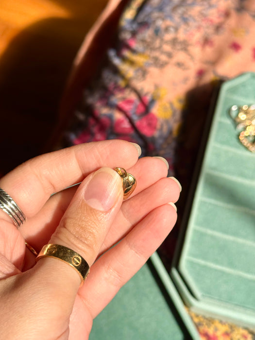 14k Puffy Heart Pendant