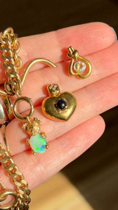 14k Opal Koala Pendant