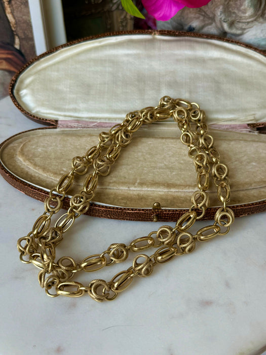 14k Fancy Multi Link Chain