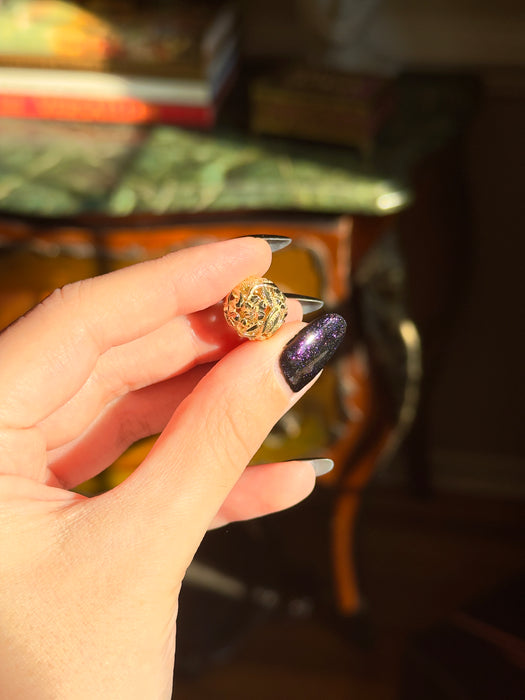 14k Filigree Ball Slide