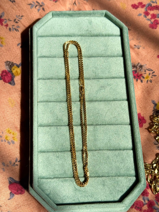 14k Box Chain