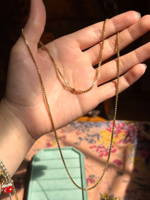 14k Box Chain