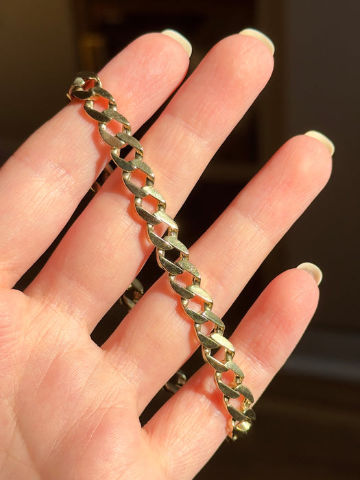 14k Curb Bracelet