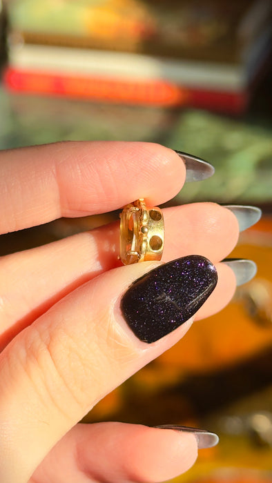 14k Citrine Slide
