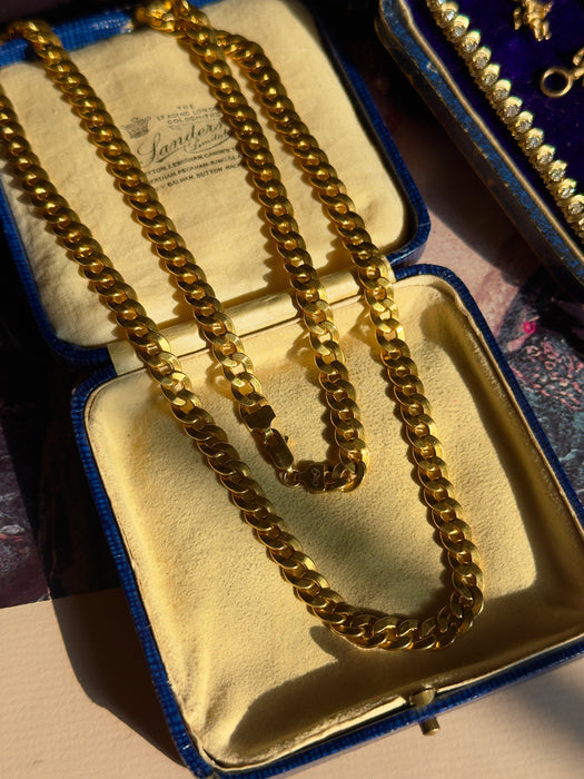 18k Curb Chain