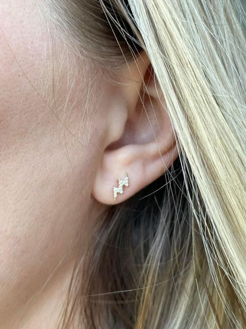 14k Diamond Earrings