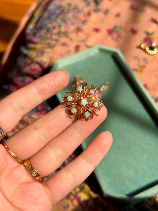 14k Opal Pendant