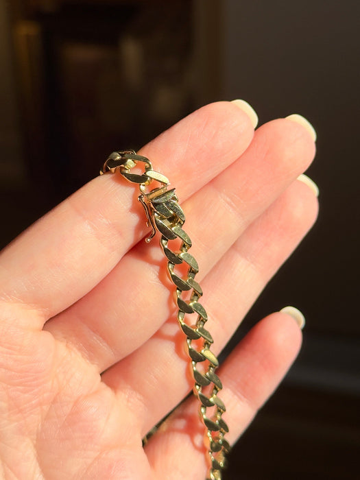 14k Curb Bracelet