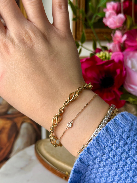 14k Fancy Link Bracelet