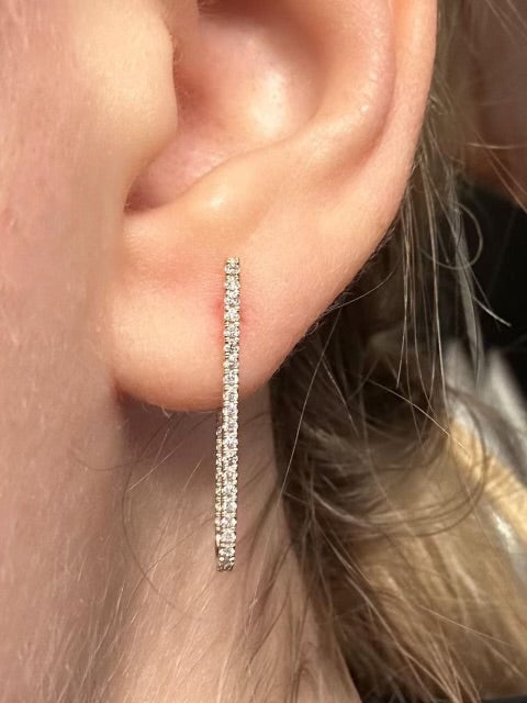 14k Diamond Earrings