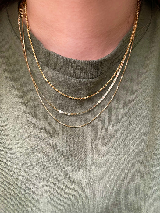 14k Box Chain