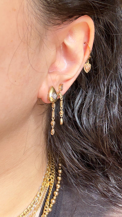 14k Diamond Earrings