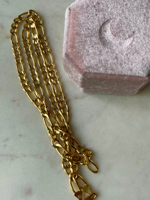 14k Solid Figaro Chain